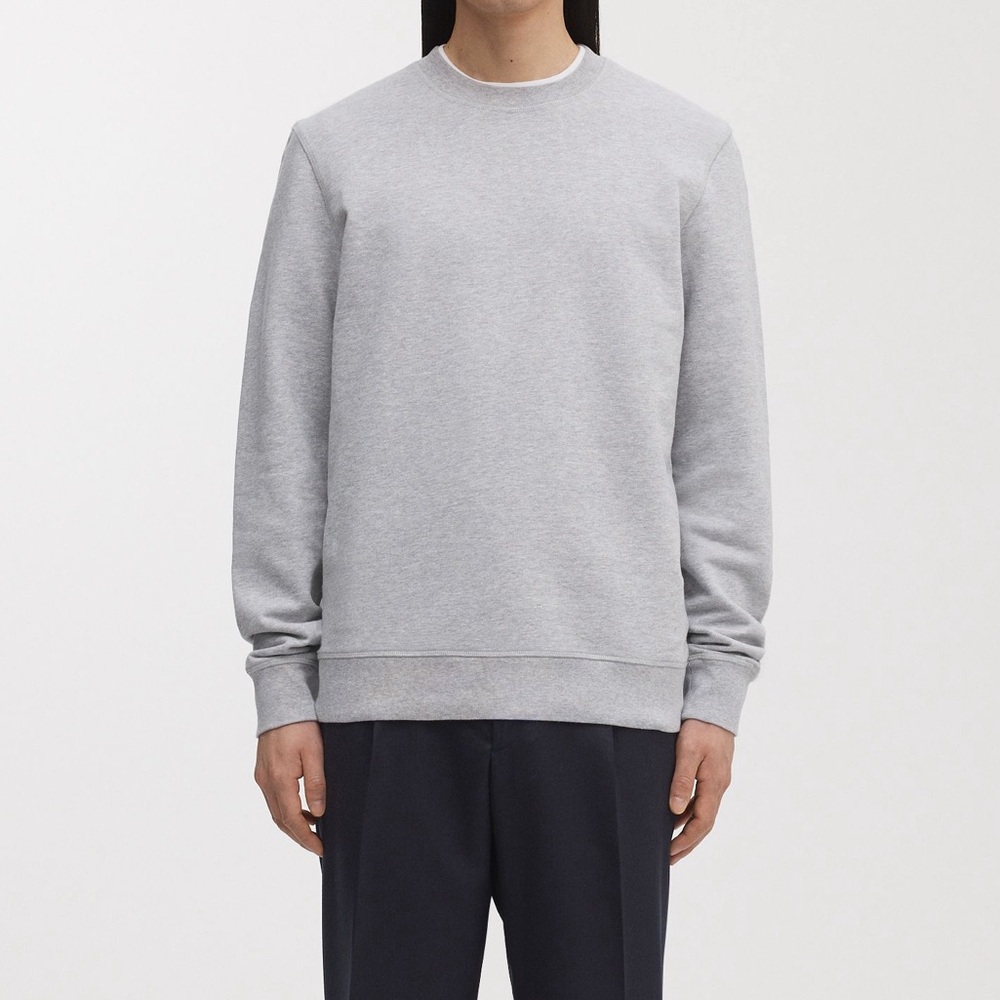 ASKET Grey Swearshirt US Small Short